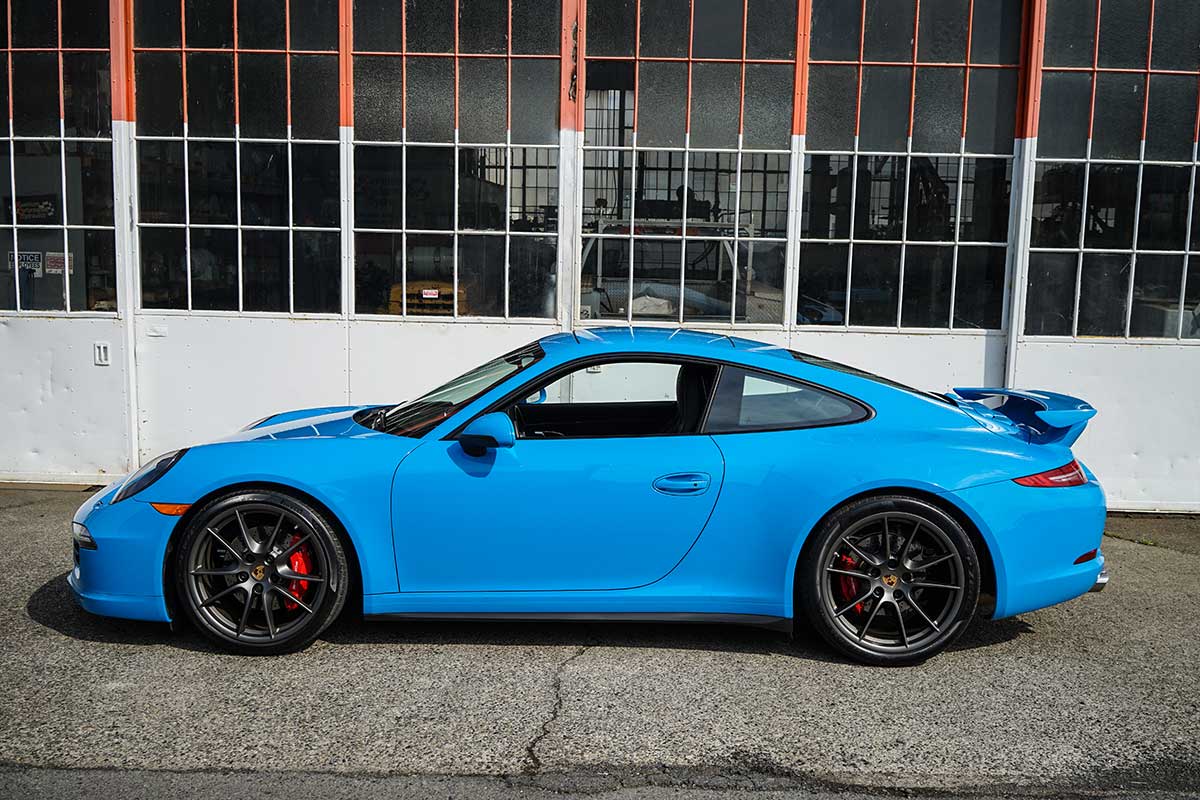 2014 Porsche Carrera C4S in Mexico Blue Paint to Sample